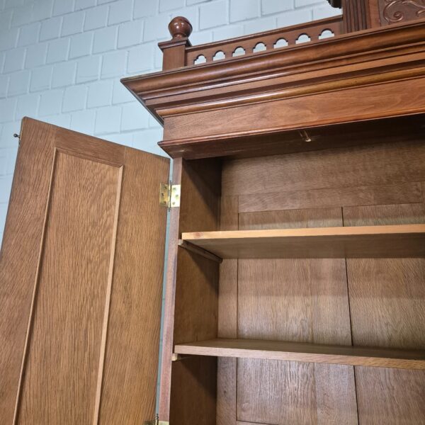 Cabinet Gründerzeit 1890 Walnut - Image 22
