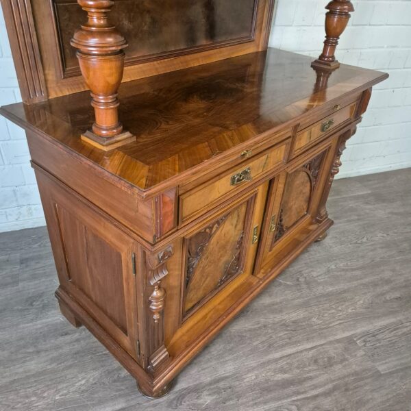 Cabinet Gründerzeit 1890 Walnut - Image 6