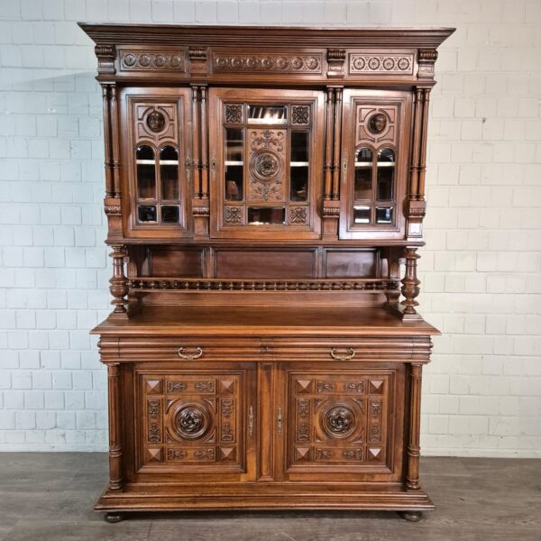 Cabinet Gründerzeit 1890 Walnut - Image 2