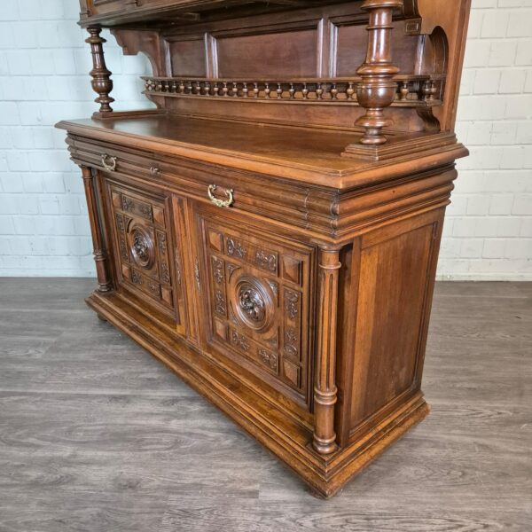 Cabinet Gründerzeit 1890 Walnut - Image 5