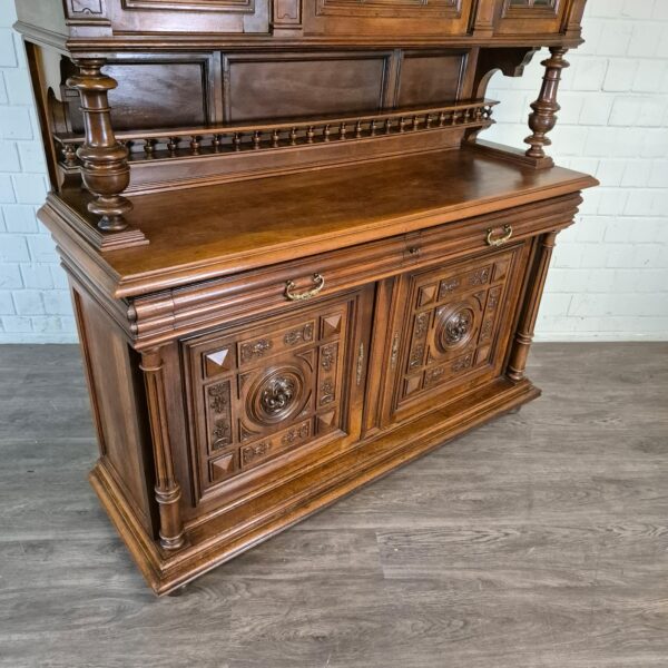 Cabinet Gründerzeit 1890 Walnut - Image 11