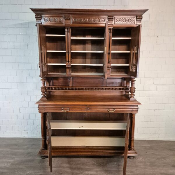 Cabinet Gründerzeit 1890 Walnut - Image 17