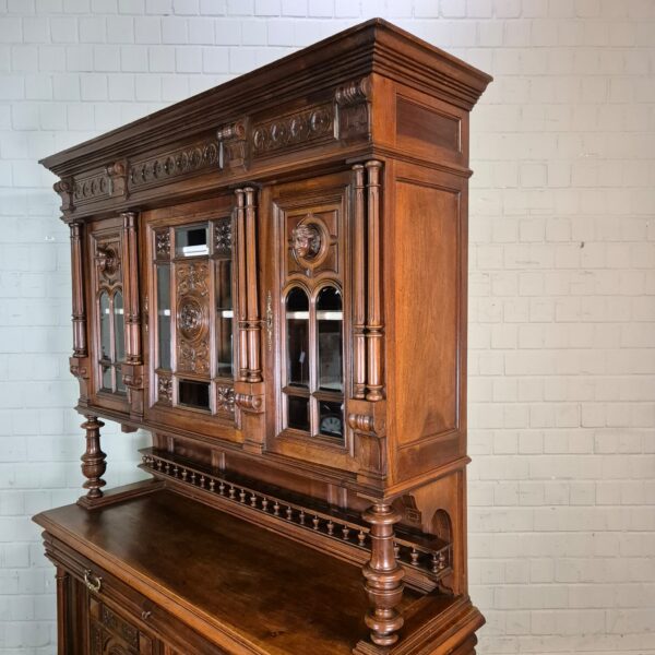 Cabinet Gründerzeit 1890 Walnut - Image 4