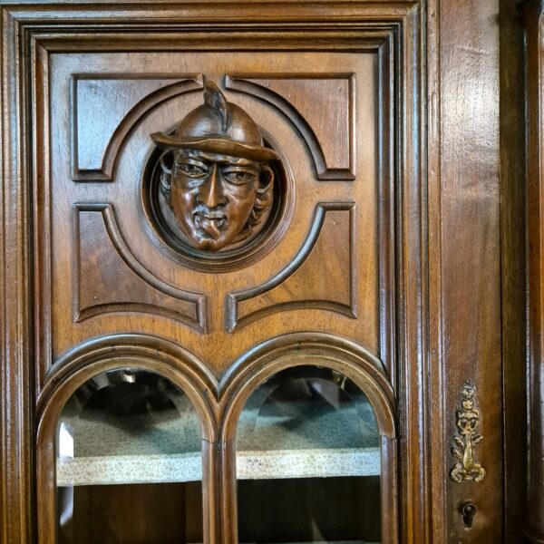 Cabinet Gründerzeit 1890 Walnut - Image 15