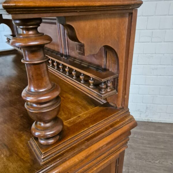 Cabinet Gründerzeit 1890 Walnut - Image 7