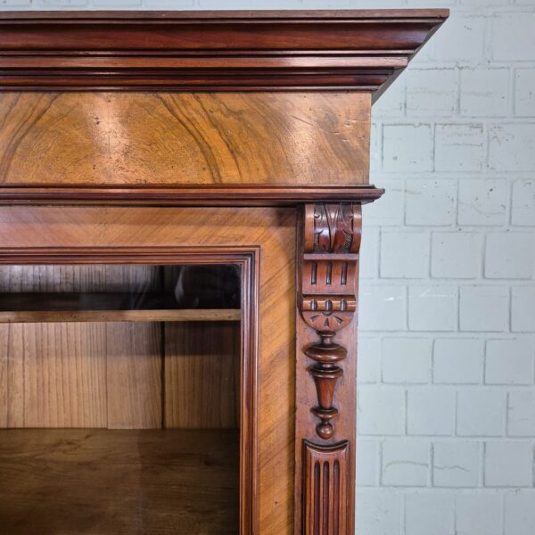 Bookcase Gründerzeit 1880 Walnut - Image 7
