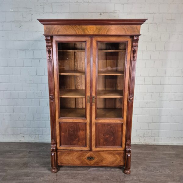 Bookcase Gründerzeit 1880 Walnut - Image 2
