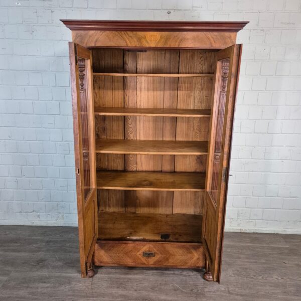 Bookcase Gründerzeit 1880 Walnut - Image 10