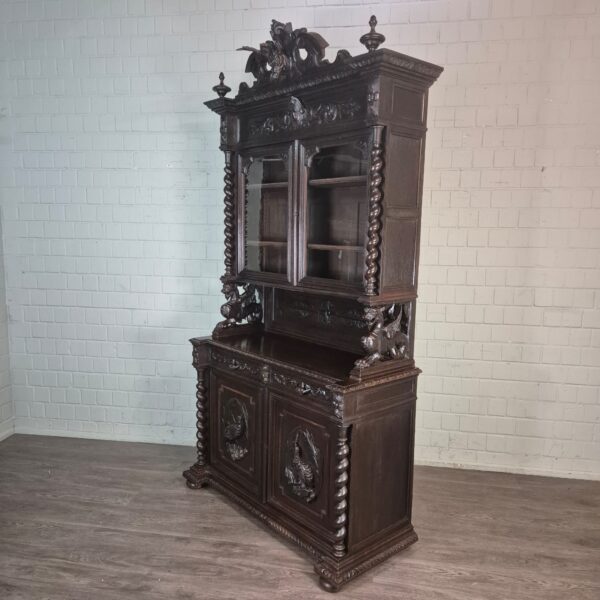Cabinet Gründerzeit 1880 Oak - Image 3
