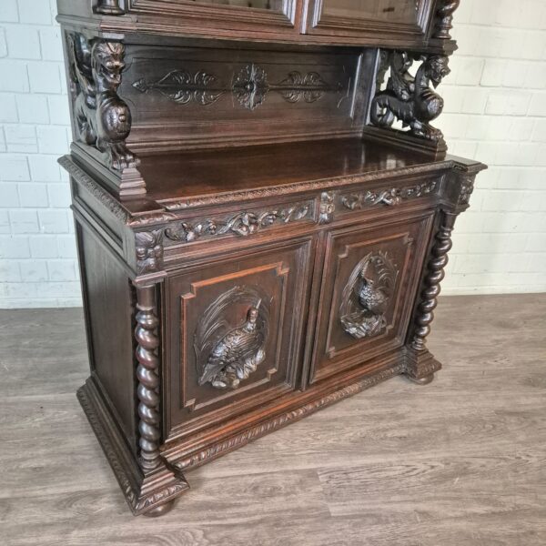 Cabinet Gründerzeit 1880 Oak - Image 9