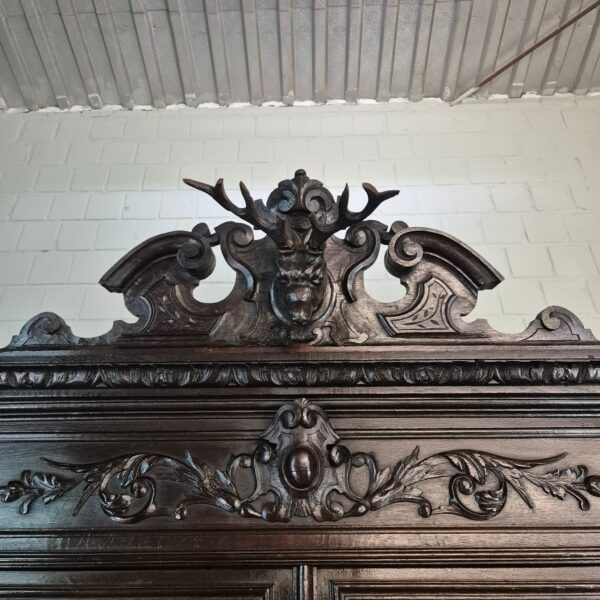 Cabinet Gründerzeit 1880 Oak - Image 15