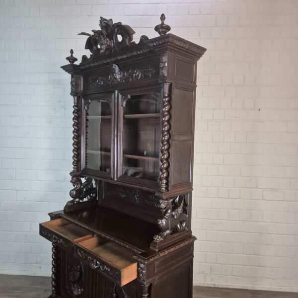 Cabinet Gründerzeit 1880 Oak - Image 19