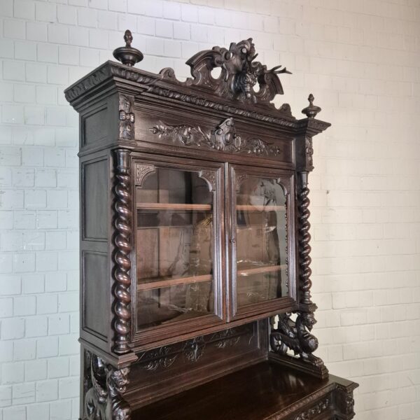 Cabinet Gründerzeit 1880 Oak - Image 4