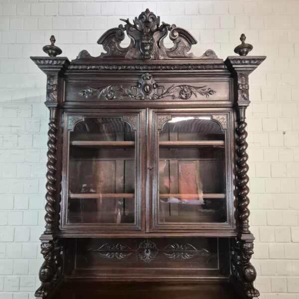 Cabinet Gründerzeit 1880 Oak - Image 16