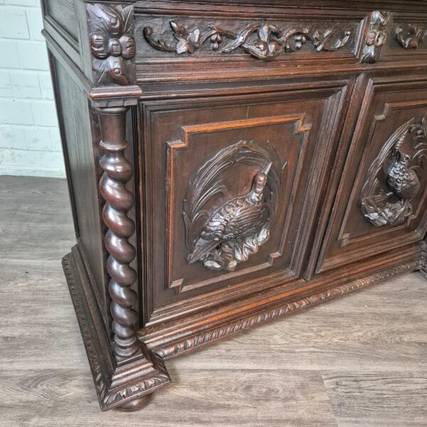Cabinet Gründerzeit 1880 Oak - Image 8