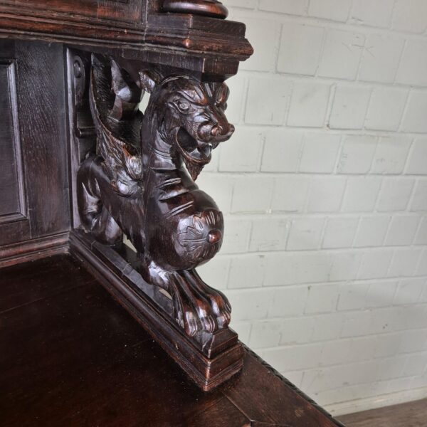 Cabinet Gründerzeit 1880 Oak - Image 13