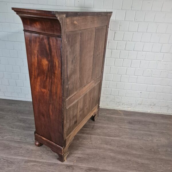 Secretary Biedermeier 1840 Mahogany - Image 11