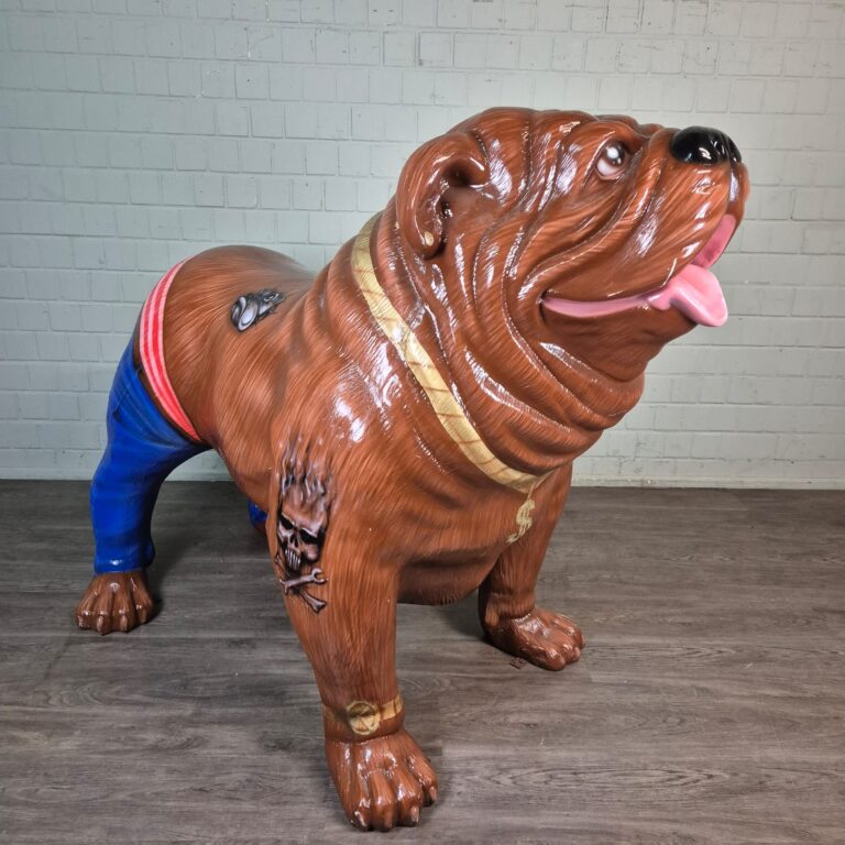 Decoration Statue American Bulldog XXL 1.55 m - Image 5