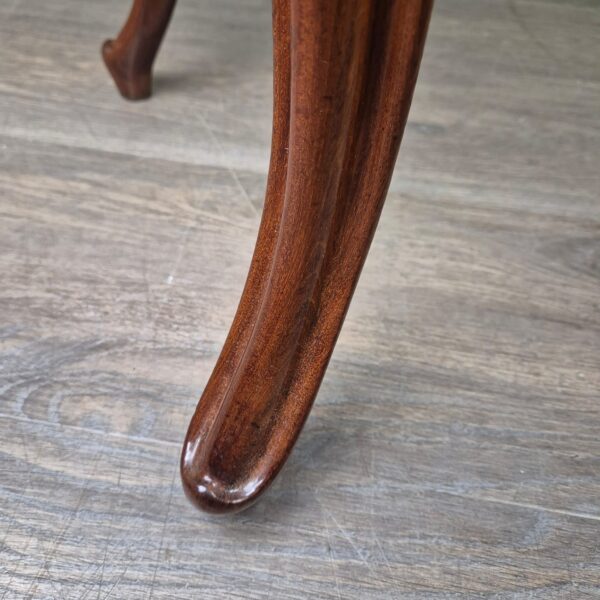 Folding Table Biedermeier 1850 Mahogany - Image 8