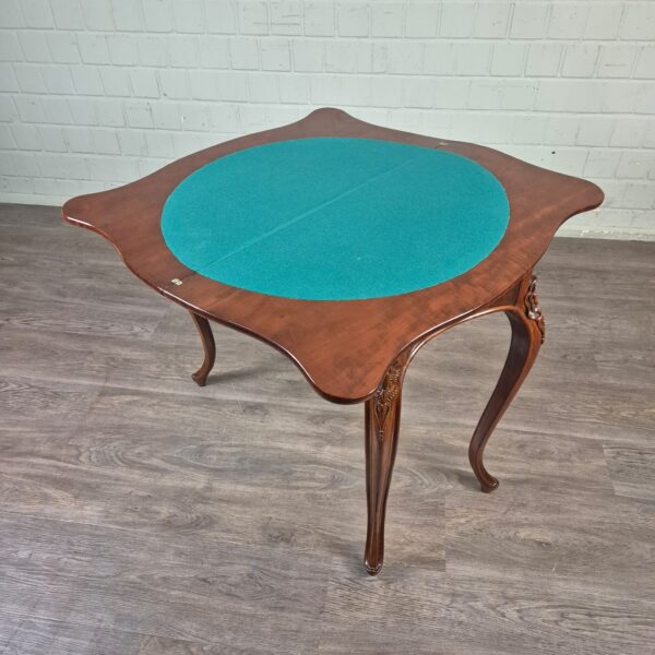 Folding Table Biedermeier 1850 Mahogany - Image 9