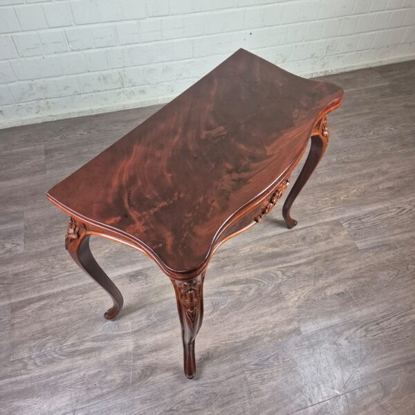 Folding Table Biedermeier 1850 Mahogany - Image 5