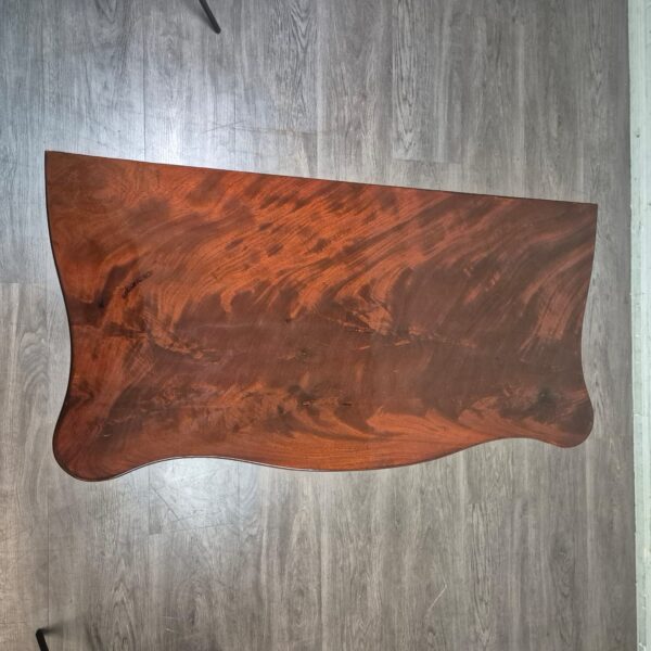 Folding Table Biedermeier 1850 Mahogany - Image 6
