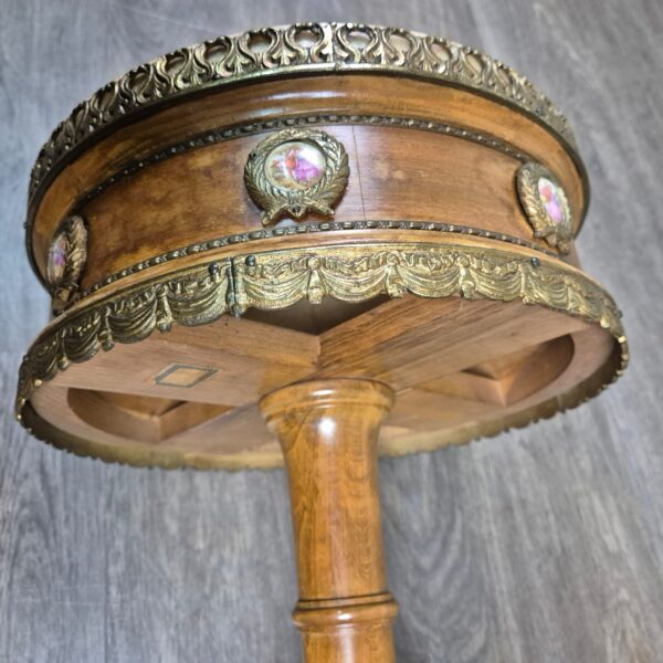 Table Neo-baroque Walnut Marble - Image 14