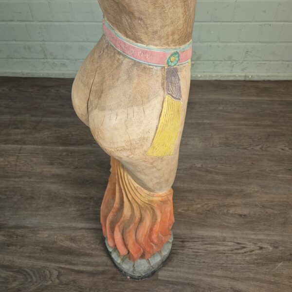 Sculpture Woman 1950 Solid Wood - Image 5