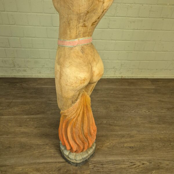Sculpture Woman 1950 Solid Wood - Image 13