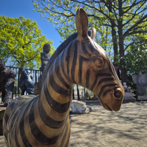 Statue Zebra 1,04 m Bronze - Image 20