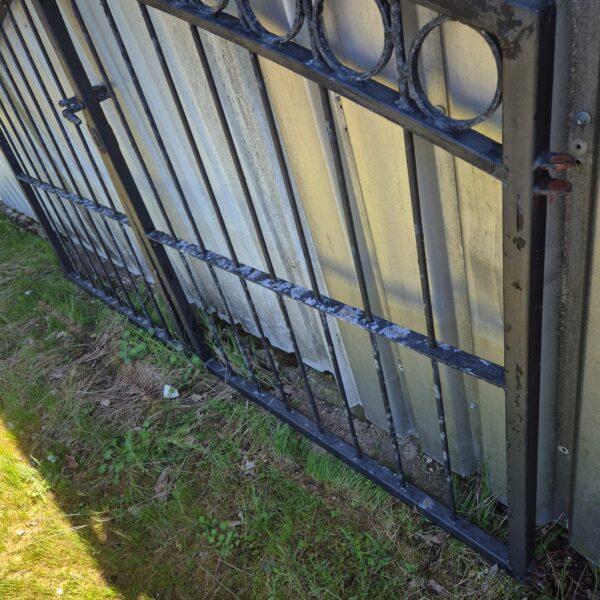 Garden Gate Galvanised 2.55 m - Image 3