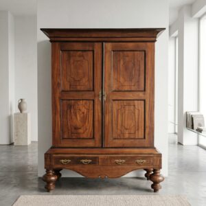 Wardrobe Biedermeier 1820 Mahogany