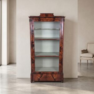 Display Case Biedermeier 1850 Mahogany