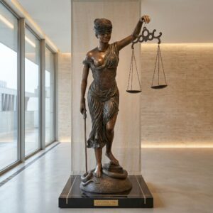 Statue Justice Bronze 2,20 m