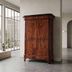 Secretary Biedermeier 1840 Mahogany