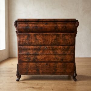 Chest of Drawers Biedermeier 1850 Mahogany