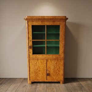 Bookcase Biedermeier 1840 Birch Wood