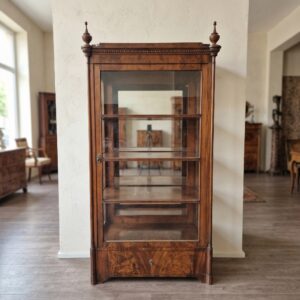 Display Case Biedermeier 1850 Mahogany