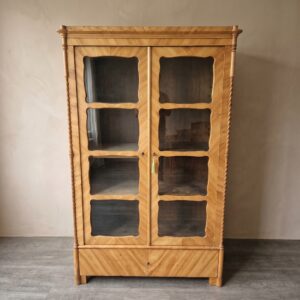 Bookcase Biedermeier 1850 Cherry Wood