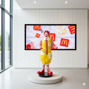 McDonald's Advertising Figure Ronald McDonald 1,25 m