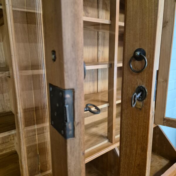 Shop cabinet Grocery cabinet Teak 2.15 m - Image 11