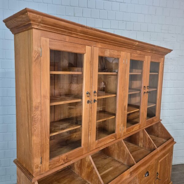 Shop cabinet Grocery cabinet Teak 2.15 m - Image 4