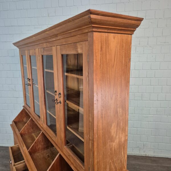 Shop cabinet Grocery cabinet Teak 2.15 m - Image 12