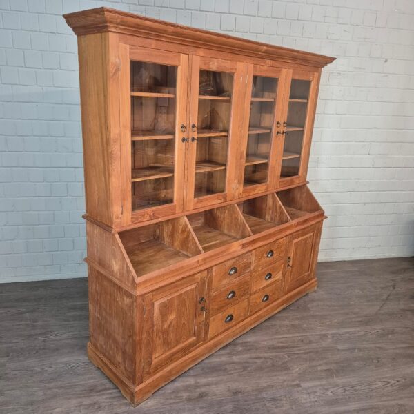 Shop cabinet Grocery cabinet Teak 2.15 m - Image 2