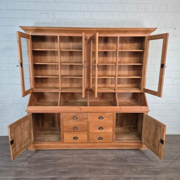 Shop cabinet Grocery cabinet Teak 2.15 m - Image 8