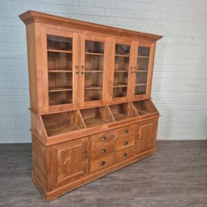 Shop cabinet Grocery cabinet Teak 2.15 m