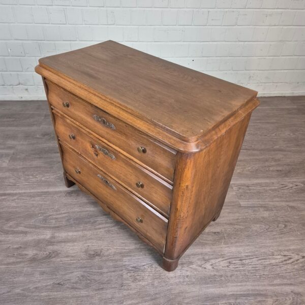Chest of Drawers Biedermeier 1850 Oak - Image 3