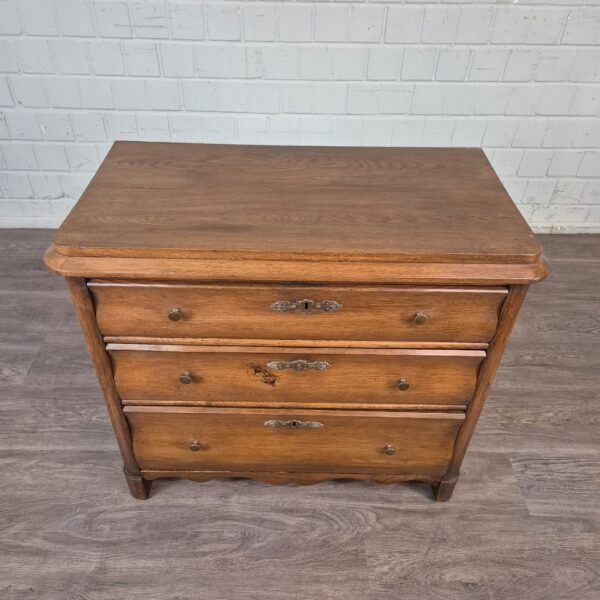 Chest of Drawers Biedermeier 1850 Oak - Image 2