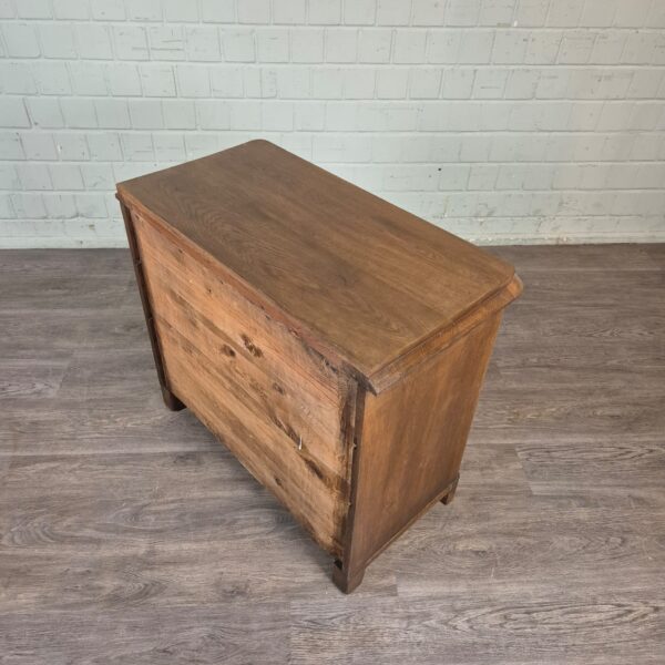 Chest of Drawers Biedermeier 1850 Oak - Image 8