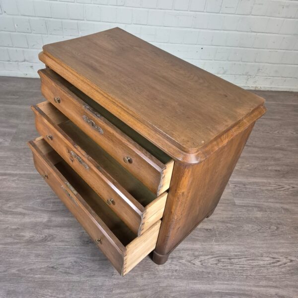 Chest of Drawers Biedermeier 1850 Oak - Image 6